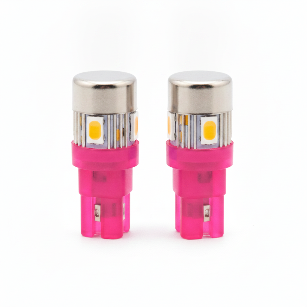 [SKU-215] 27. AMPOLLETA T10 LED ROSADO