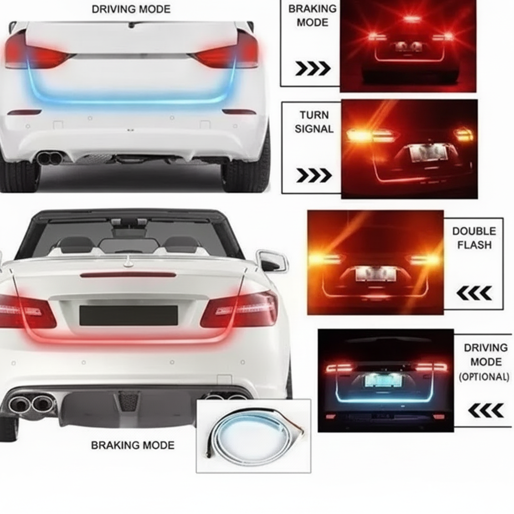 CINTA LED AUTO MALETERO SILICONA